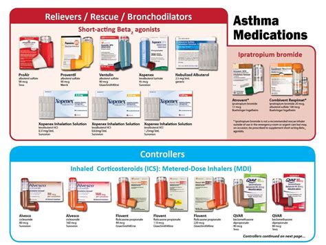 Asthma Inhalers: Names and Types .